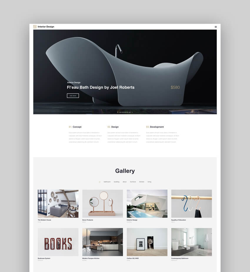 Interior%20Design 10 Best Interior Design WordPress Themes 9 Interior Design - Architecture And Interior Decor WordPress Theme