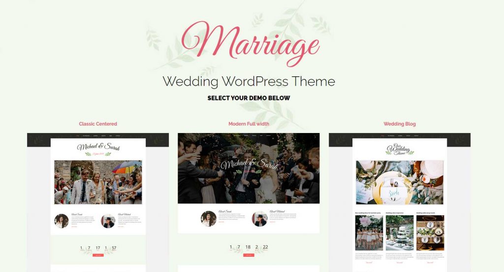 Responsive Wedding WordPress Theme Marriage Discover the Ultimate Wedding WordPress Theme: Build Your Dream Wedding Website Effortlessly 4 Responsive Wedding WordPress Theme – “Marriage”