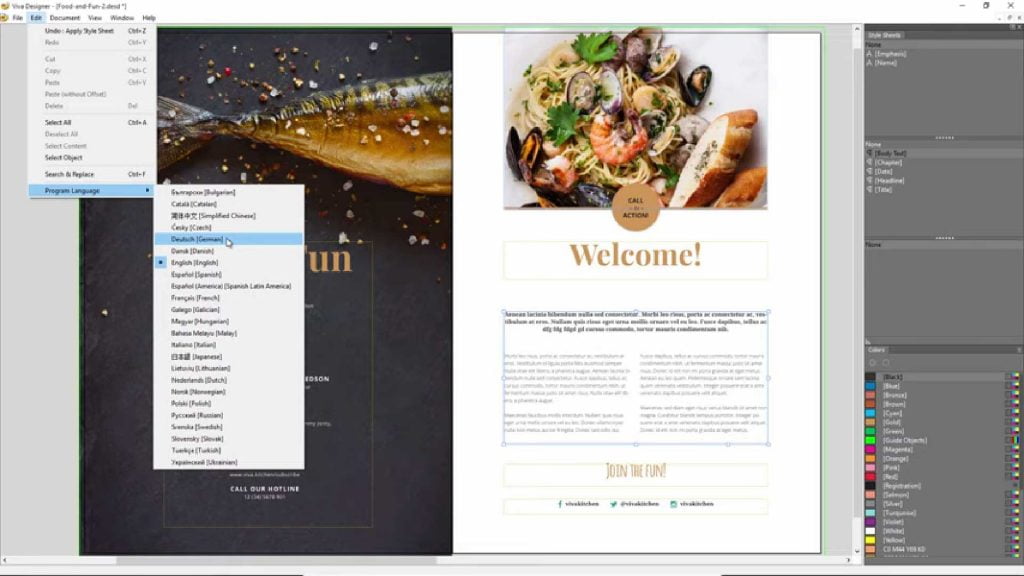 vivadesigner Free Adobe InDesign alternatives 3 VivaDesigner - Free Adobe InDesign alternatives